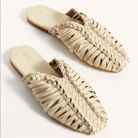 Gillia Shoes - Free People Gillia Woven Slides
